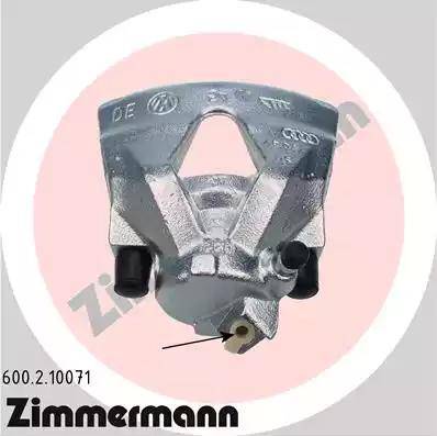 Zimmermann 600.2.10071 - Гальмівний супорт autozip.com.ua