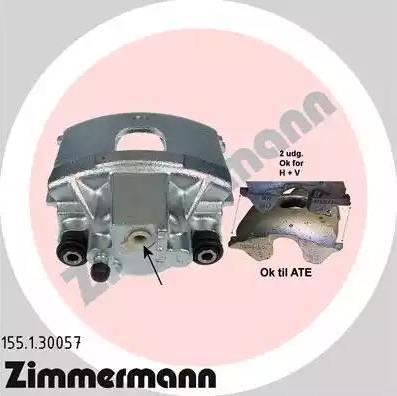 Zimmermann 155.1.30057 - Гальмівний супорт autozip.com.ua
