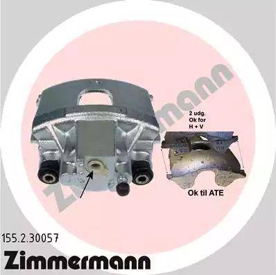 Zimmermann 155.2.30057 - Гальмівний супорт autozip.com.ua