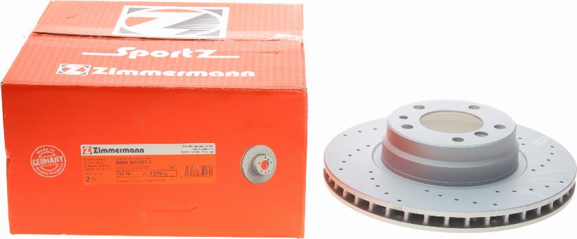 Zimmermann 150.1279.52 - Гальмівний диск autozip.com.ua