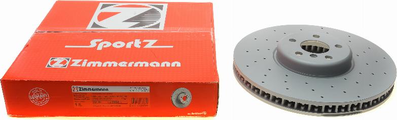 Zimmermann 150.2954.52 - Гальмівний диск autozip.com.ua