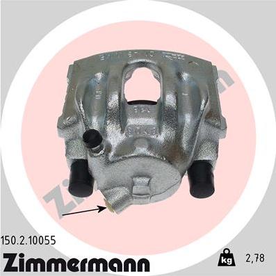 Zimmermann 150.2.10055 - Гальмівний супорт autozip.com.ua