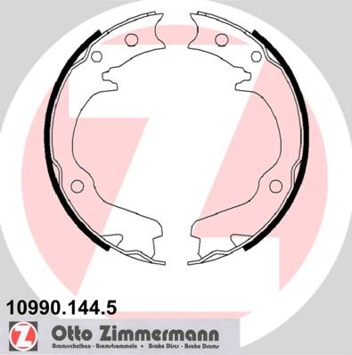Zimmermann 10990.144.5 - Комплект гальм, ручник, парковка autozip.com.ua