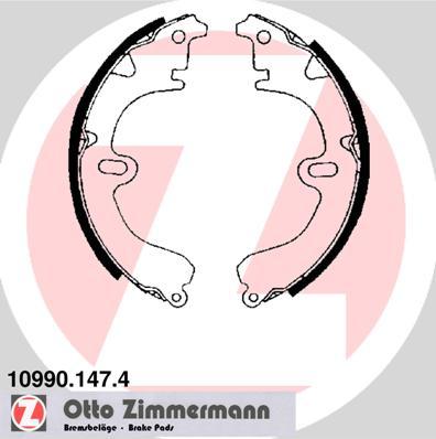Zimmermann 10990.147.4 - Комплект гальм, барабанний механізм autozip.com.ua