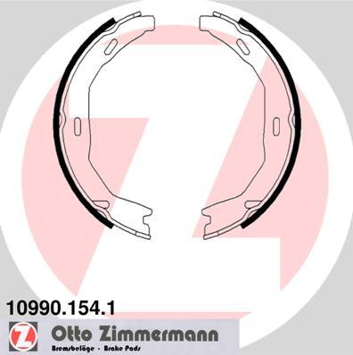 Zimmermann 10990.154.1 - Комплект гальм, ручник, парковка autozip.com.ua