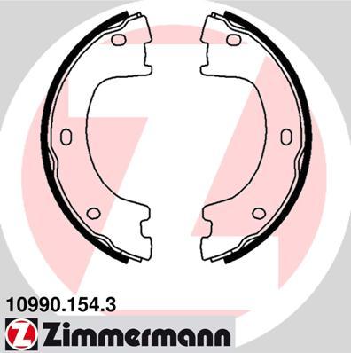 Zimmermann 10990.154.3 - Комплект гальм, ручник, парковка autozip.com.ua