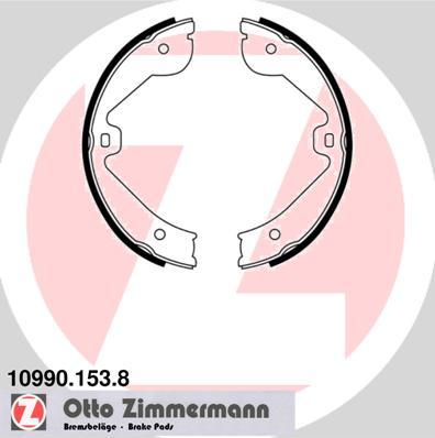 Zimmermann 10990.153.8 - Комплект гальм, ручник, парковка autozip.com.ua