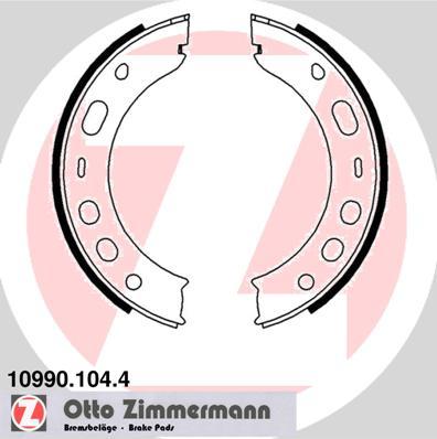 Zimmermann 10990.104.4 - Комплект гальм, ручник, парковка autozip.com.ua