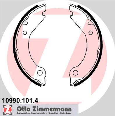 Zimmermann 10990.101.4 - Комплект гальм, ручник, парковка autozip.com.ua