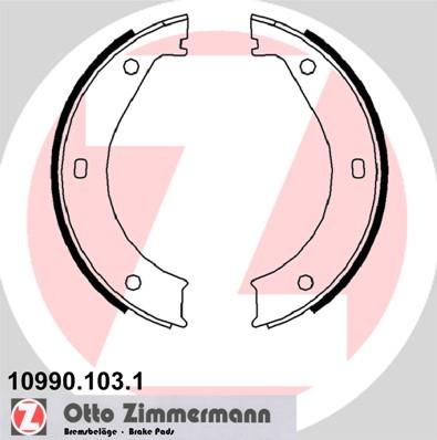 Zimmermann 10990.103.1 - Комплект гальм, ручник, парковка autozip.com.ua