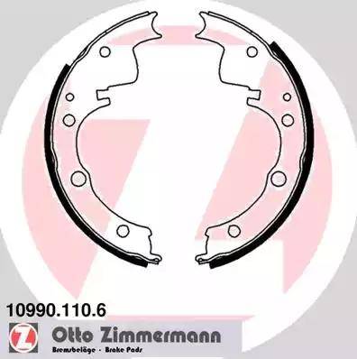 Zimmermann 10990.110.6 - Комплект гальм, барабанний механізм autozip.com.ua
