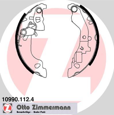 Zimmermann 10990.112.4 - Комплект гальм, барабанний механізм autozip.com.ua