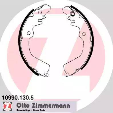 Zimmermann 10990.130.5 - Комплект гальм, барабанний механізм autozip.com.ua