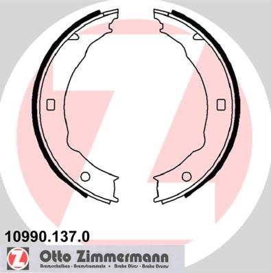 Zimmermann 10990.137.0 - Комплект гальм, ручник, парковка autozip.com.ua