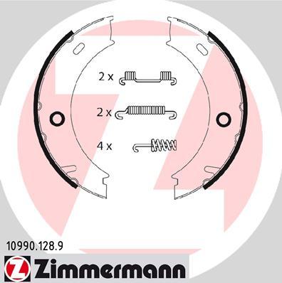 Zimmermann 10990.128.9 - Комплект гальм, ручник, парковка autozip.com.ua