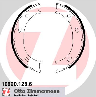 Zimmermann 10990.128.6 - Комплект гальм, ручник, парковка autozip.com.ua
