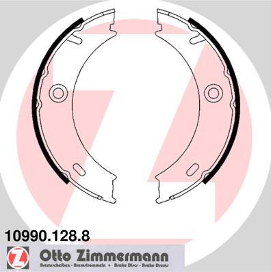 Zimmermann 10990.128.8 - Комплект гальм, ручник, парковка autozip.com.ua