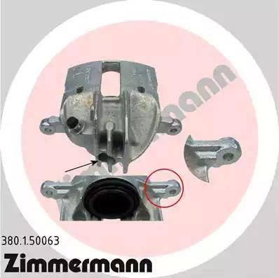 Zimmermann 380.1.50063 - Гальмівний супорт autozip.com.ua