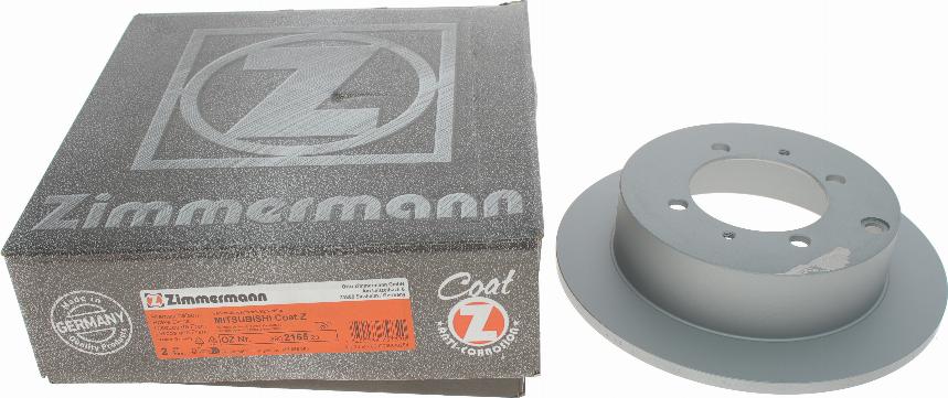 Zimmermann 380.2165.20 - Гальмівний диск autozip.com.ua