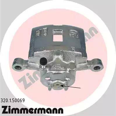 Zimmermann 320.1.50069 - Гальмівний супорт autozip.com.ua