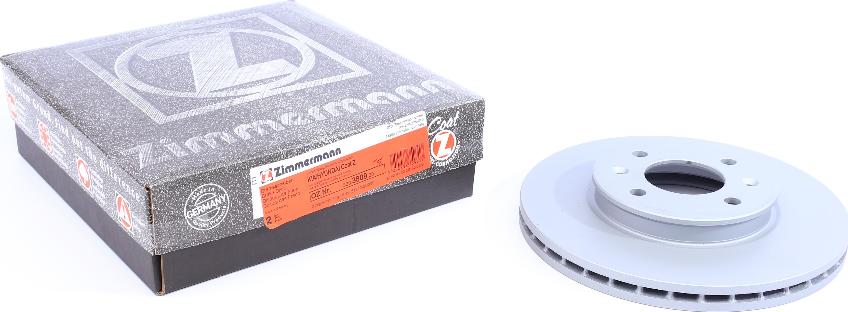 Zimmermann 320.3809.20 - Гальмівний диск autozip.com.ua