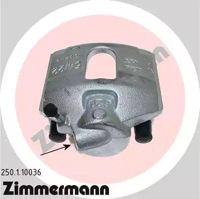 Zimmermann 250.1.10036 - Гальмівний супорт autozip.com.ua