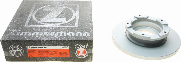 Zimmermann 250.1368.20 - Гальмівний диск autozip.com.ua