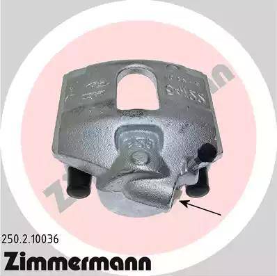 Zimmermann 250.2.10036 - Гальмівний супорт autozip.com.ua