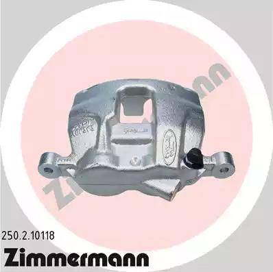Zimmermann 250.2.10118 - Гальмівний супорт autozip.com.ua