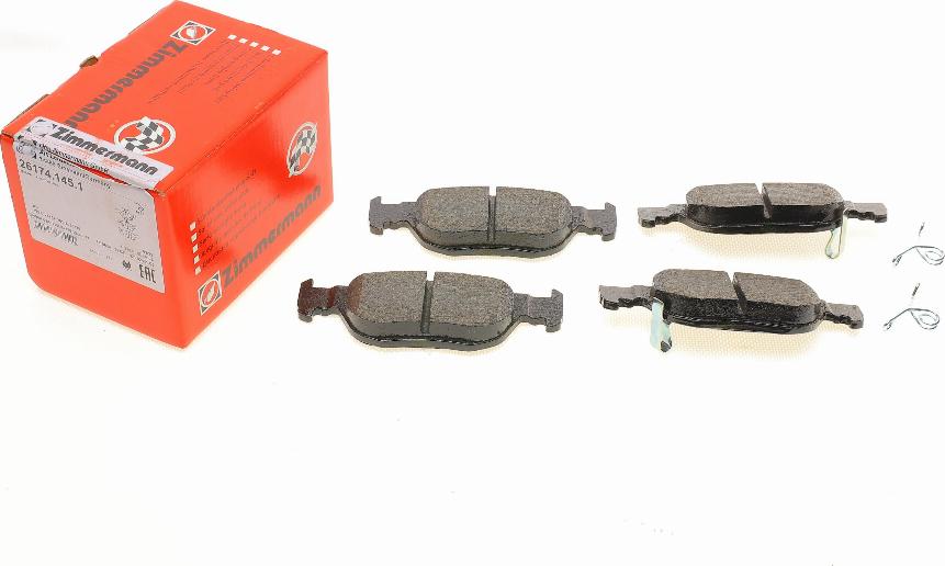 Zimmermann 26174.145.1 - Гальмівні колодки, дискові гальма autozip.com.ua