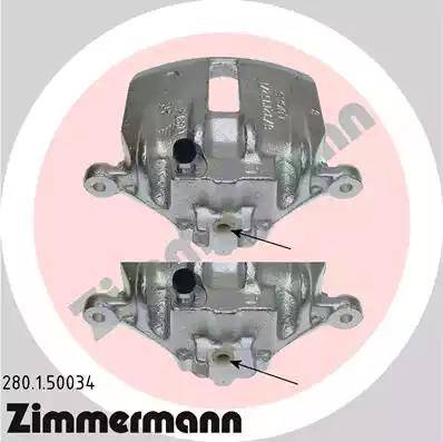 Zimmermann 280.1.50034 - Гальмівний супорт autozip.com.ua