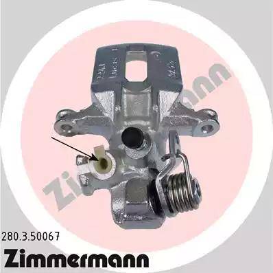 Zimmermann 280.3.50067 - Гальмівний супорт autozip.com.ua