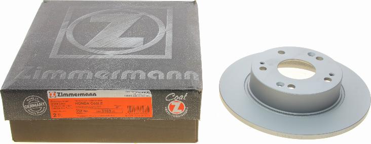 Zimmermann 280.3169.20 - Гальмівний диск autozip.com.ua