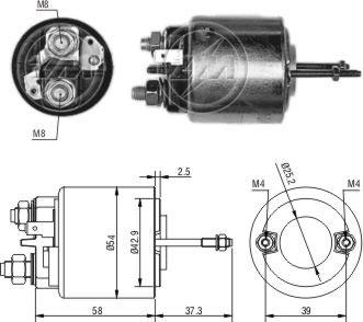 ZM ZM-597 - Тягове реле, стартер autozip.com.ua