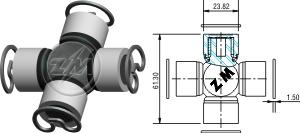 ZM ZM 35.001.02 - Карданний шарнір з хрестовиною autozip.com.ua