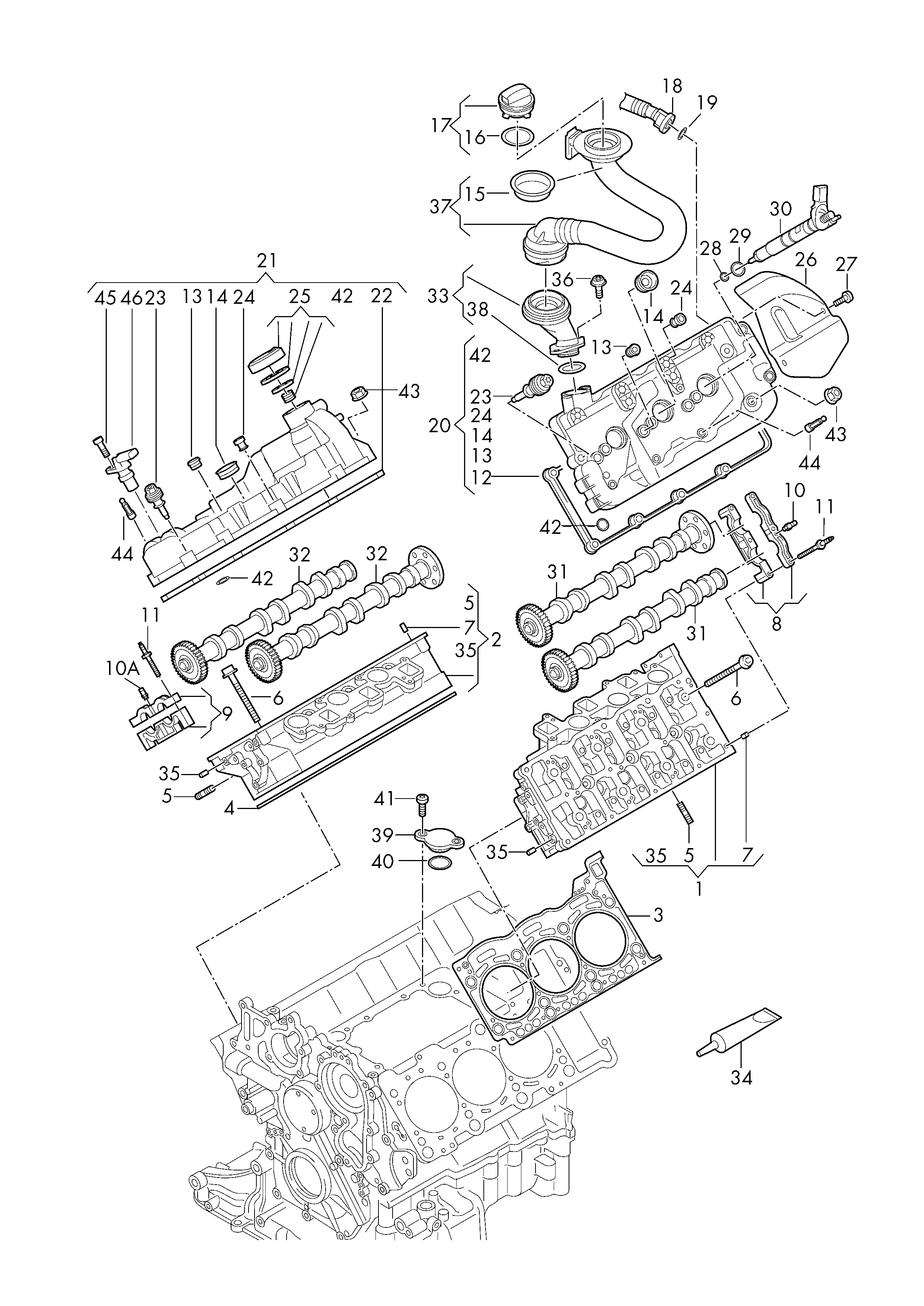 Seat 059 103 148 AJ - Прокладка, головка циліндра autozip.com.ua