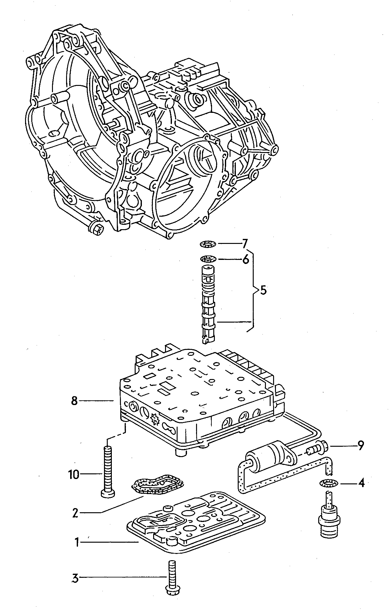 AUDI (FAW) 095325429D - Гідрофільтри, автоматична коробка передач autozip.com.ua