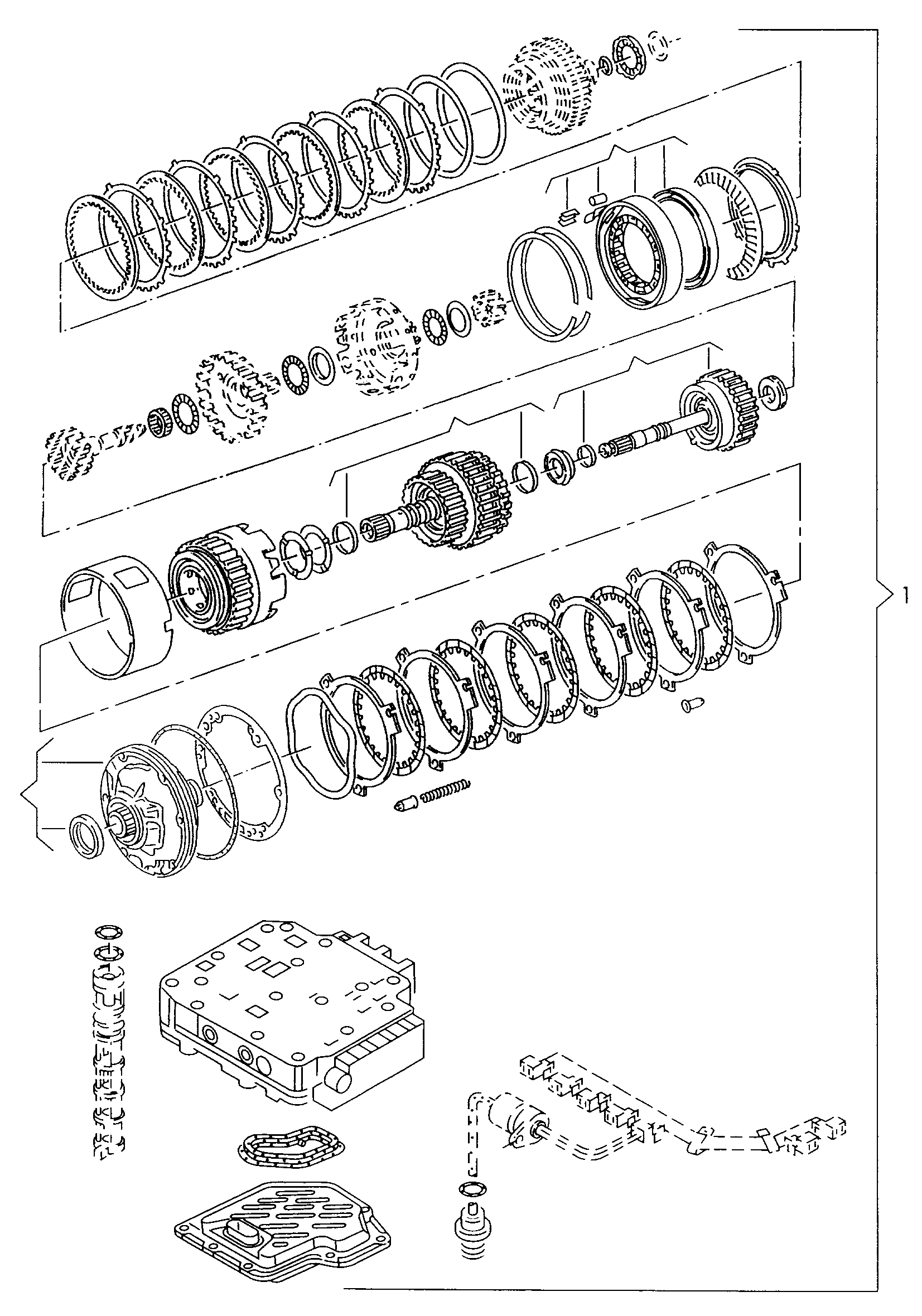 VW 097 321 370 - Гідрофільтри, автоматична коробка передач autozip.com.ua