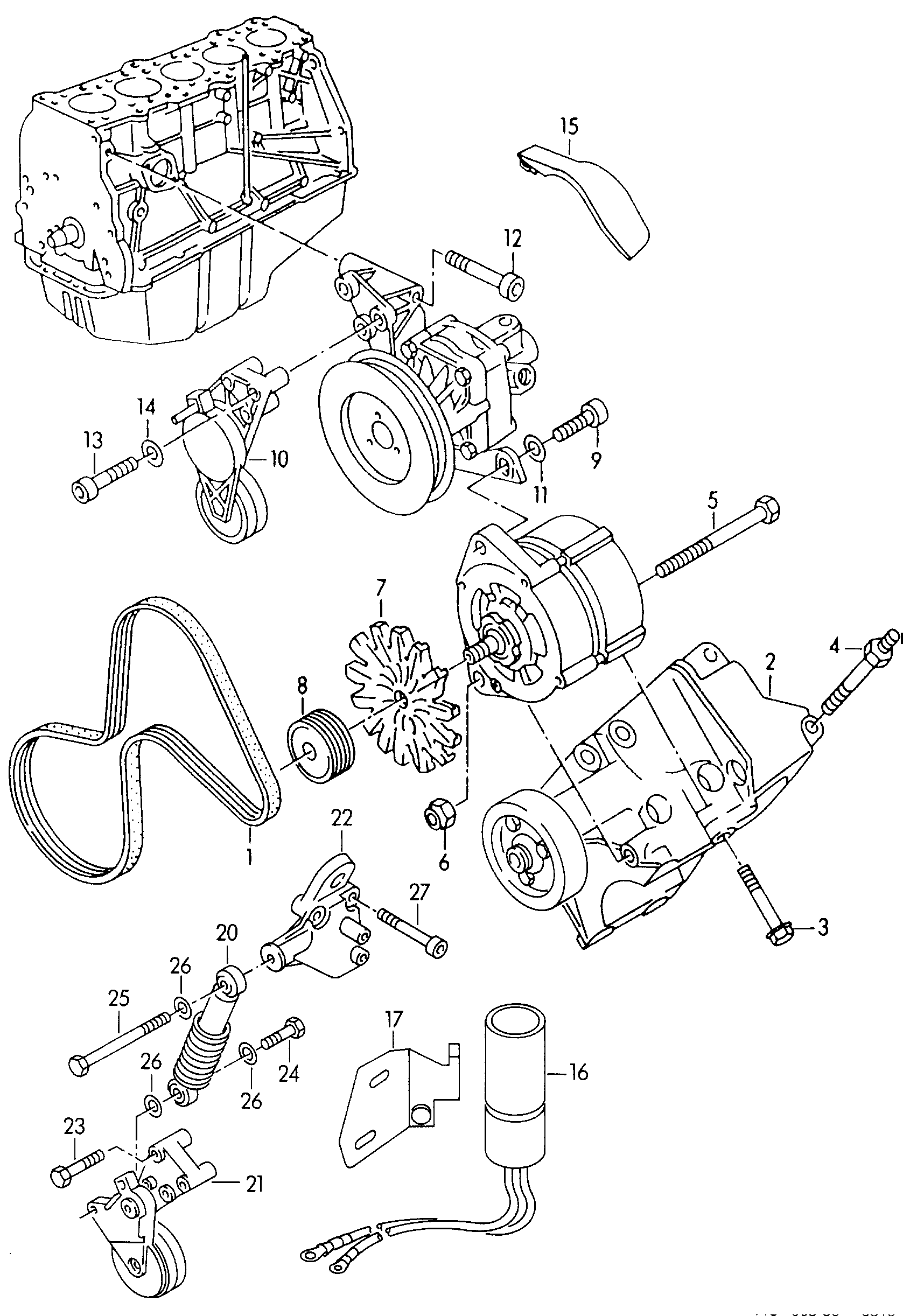 VW 054 903 137 A - Поліклиновий ремінь autozip.com.ua