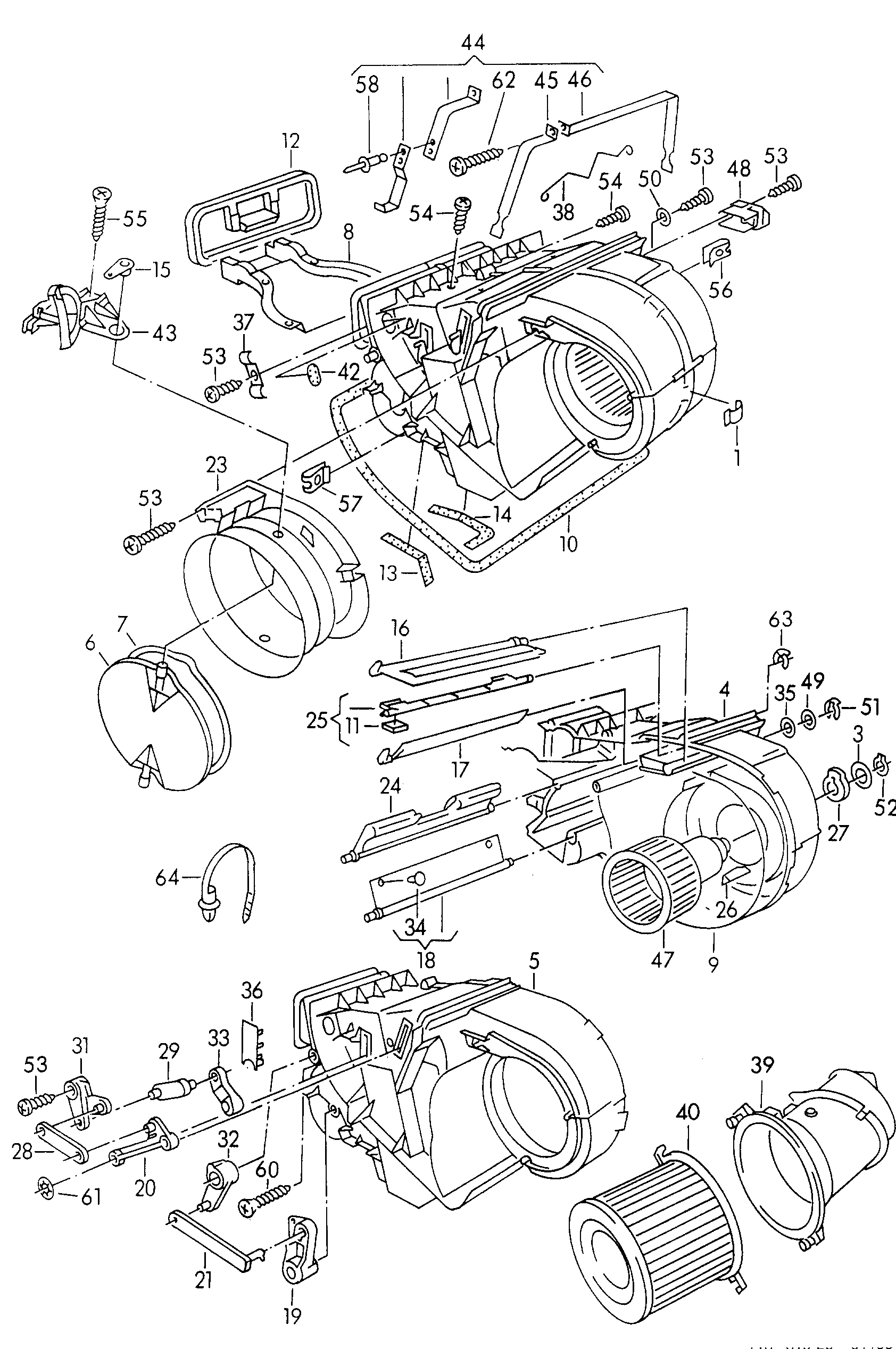 Seat 4A1819445A - Фільтр, повітря у внутрішній простір autozip.com.ua