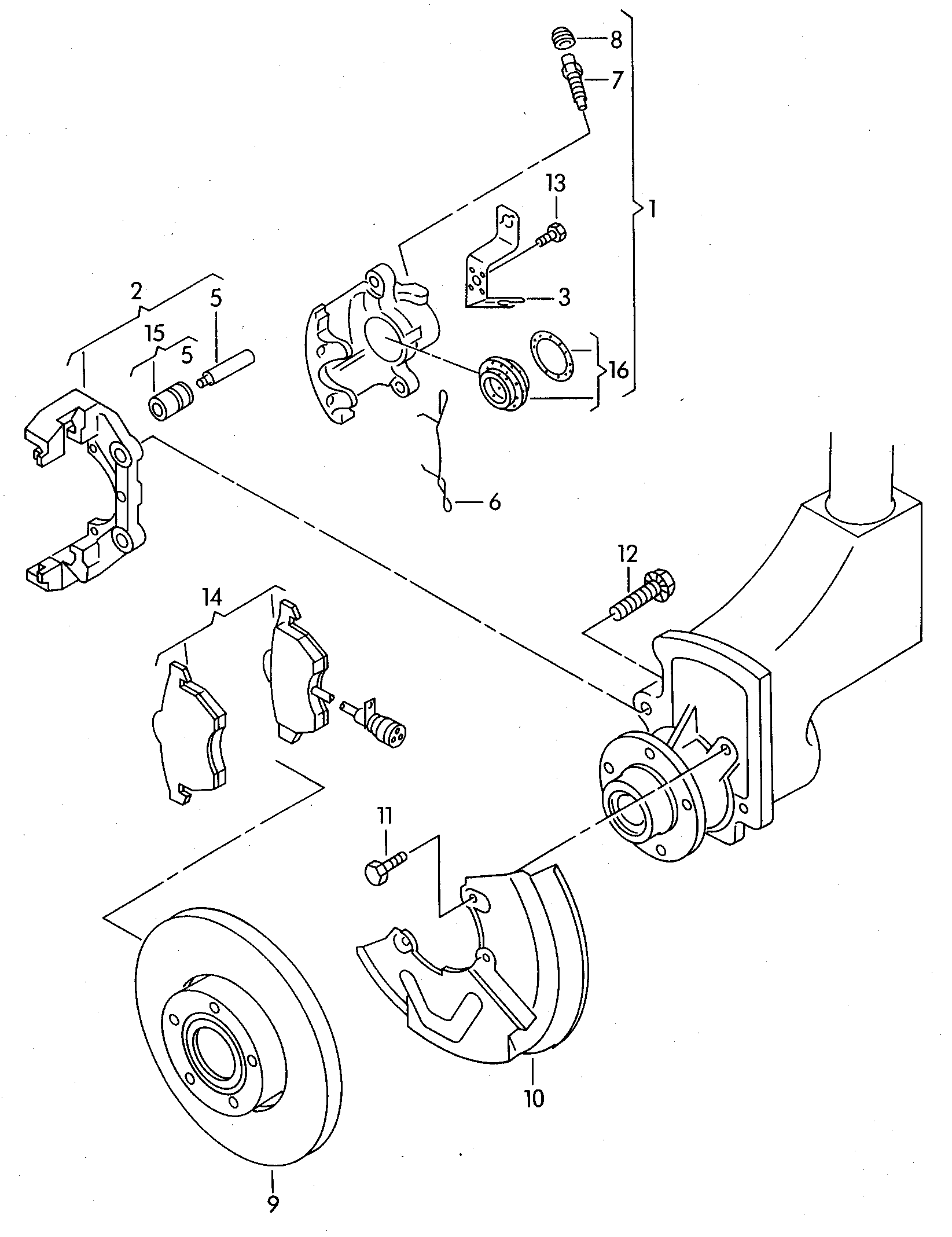 Porsche 4A0698151C - Гальмівні колодки, дискові гальма autozip.com.ua