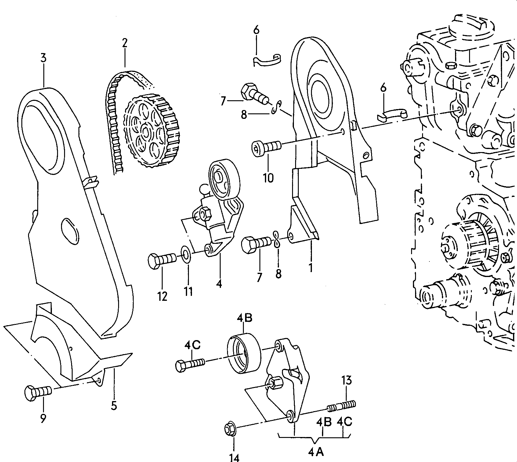 VAG 054 109 119 H - Ремінь ГРМ autozip.com.ua