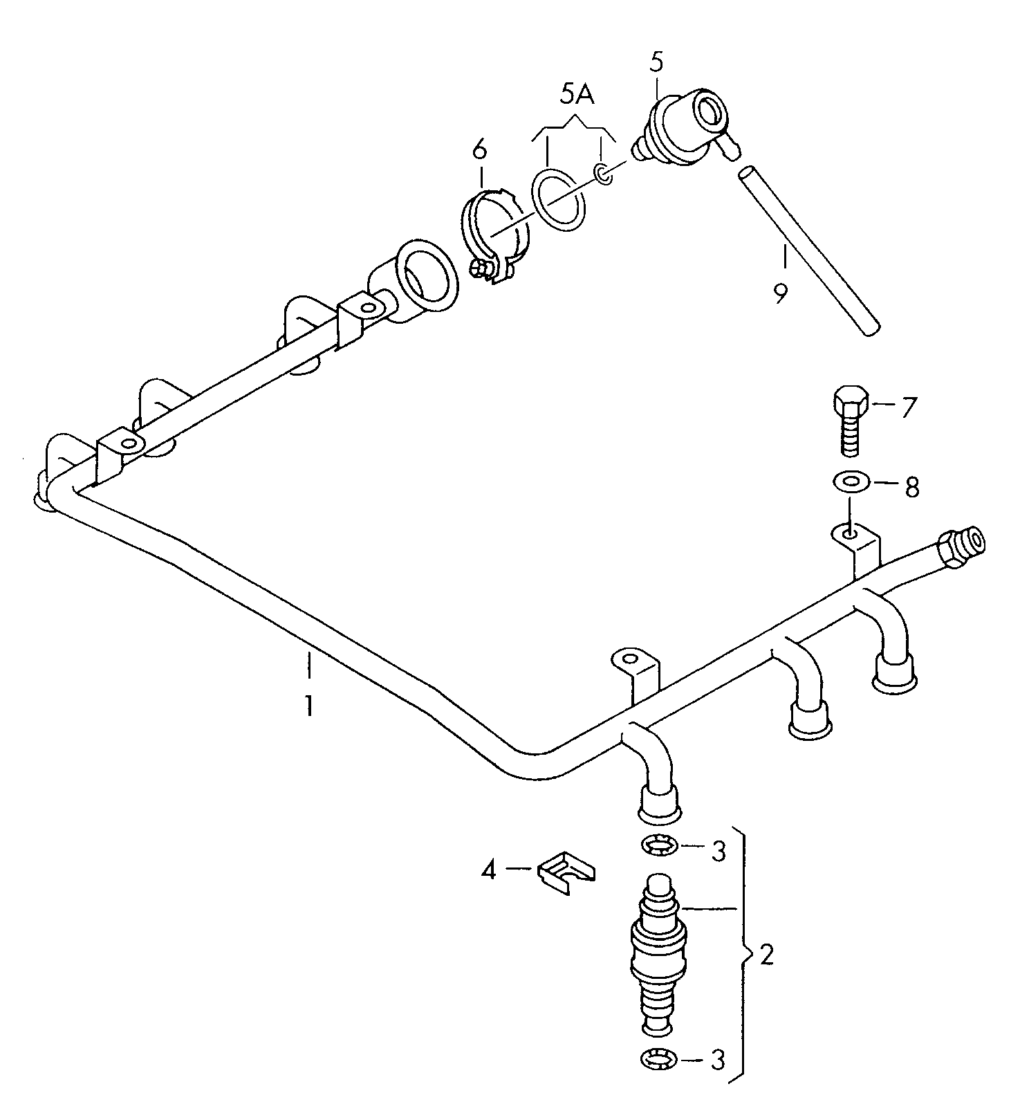 VW 078 133 551 BA - Форсунка дизельна, розпилювач і утримувач autozip.com.ua