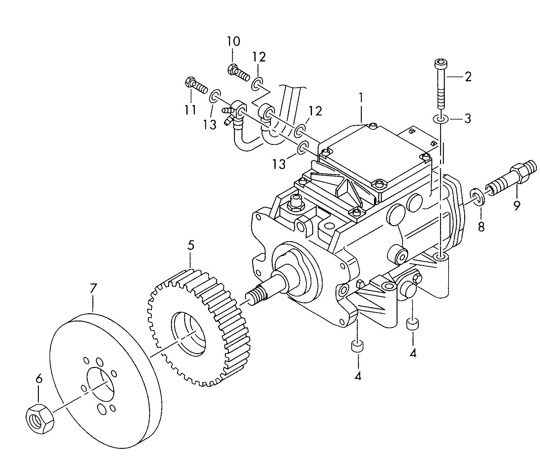 VW 059 130 106 DX - Паливний насос високого тиску, ТНВТ autozip.com.ua