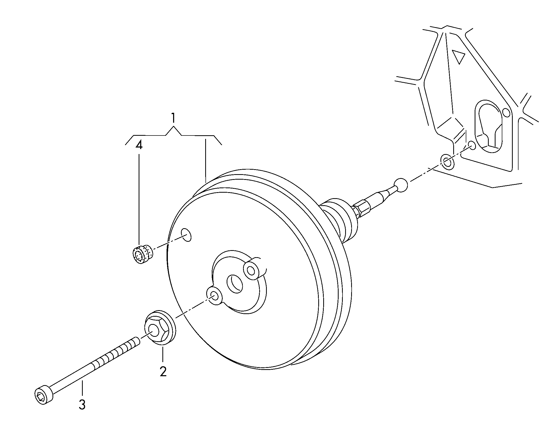 VAG 4B3612107 - Втулка, балка мосту autozip.com.ua