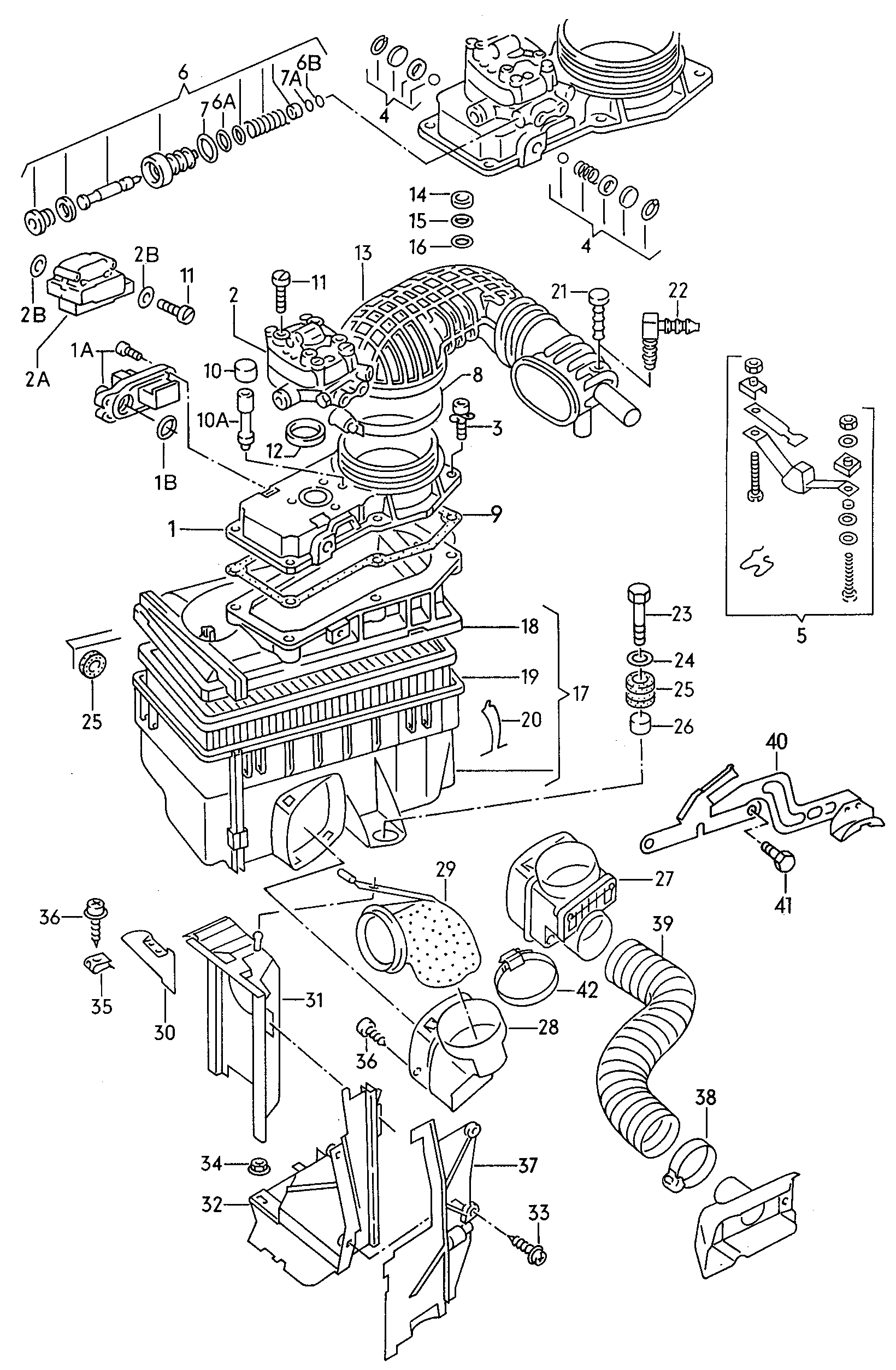 Seat 069 129 620 - Повітряний фільтр autozip.com.ua