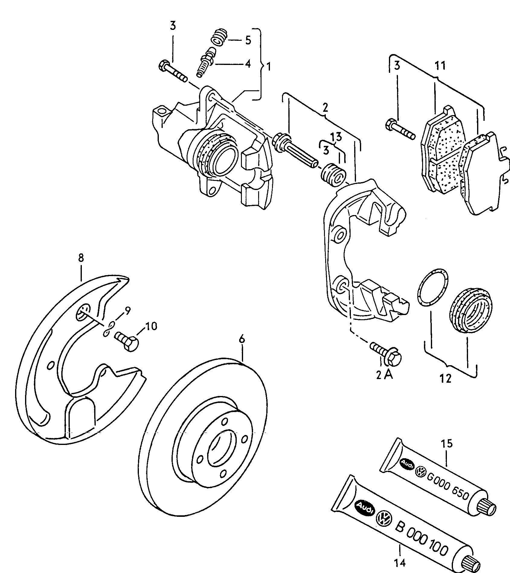 Seat 895 615 301 - Гальмівний диск autozip.com.ua