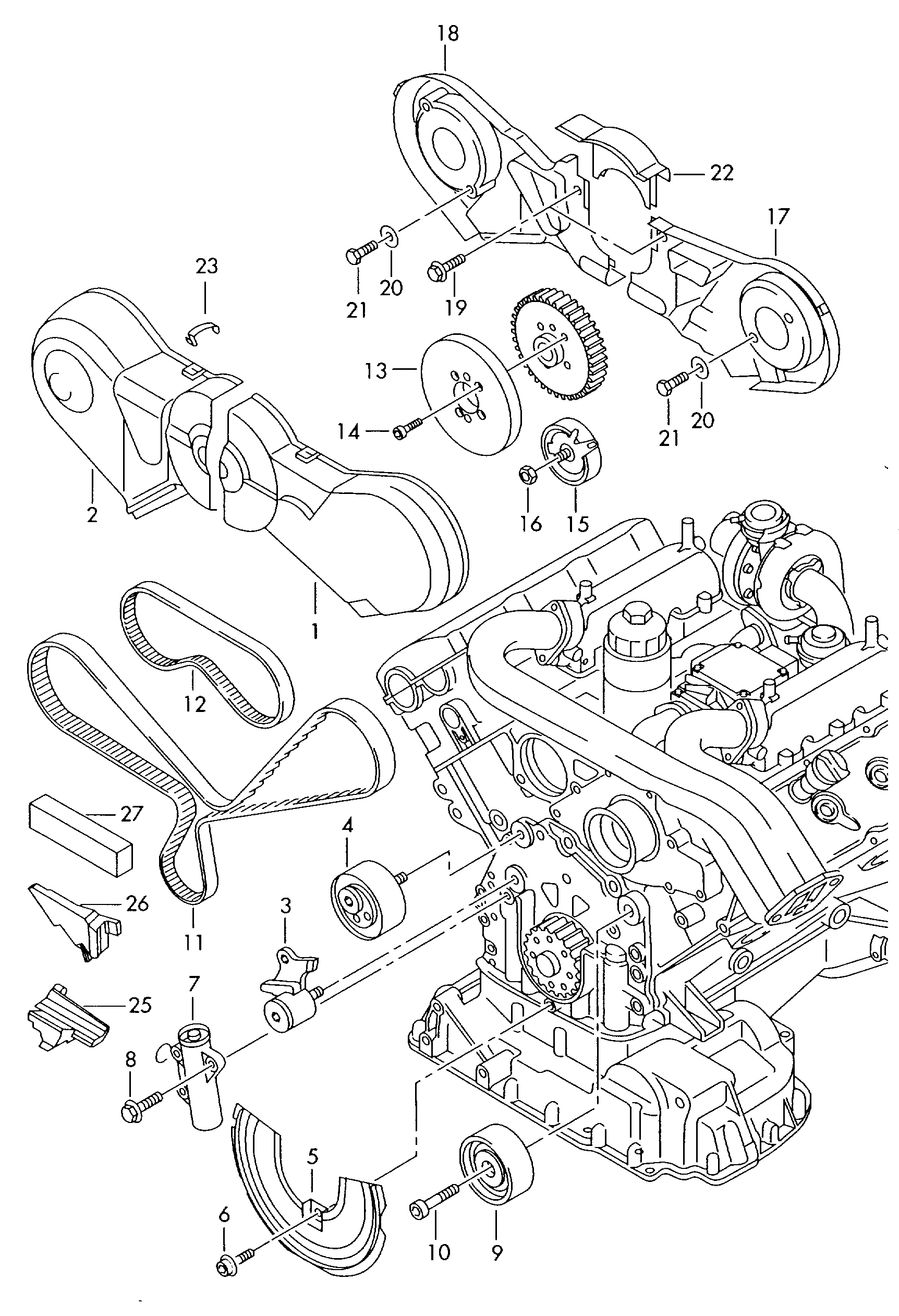 VAG 059130113A - Ремінь ГРМ autozip.com.ua