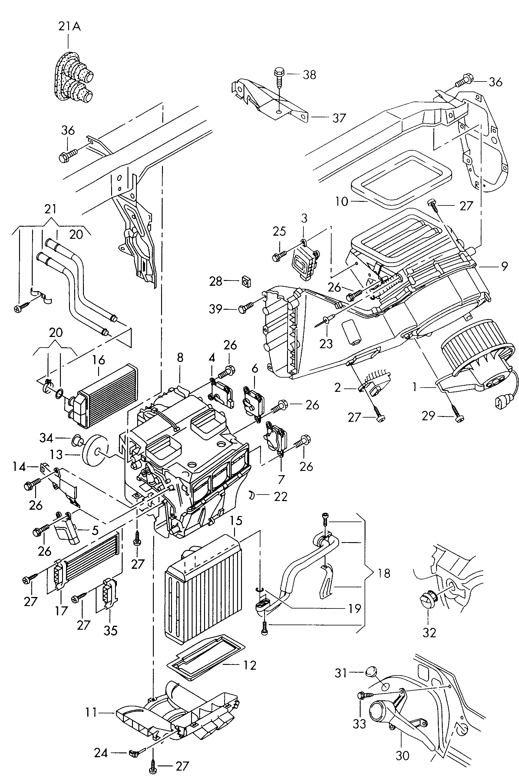 Skoda 4B1819031C - Теплообмінник, опалення салону autozip.com.ua