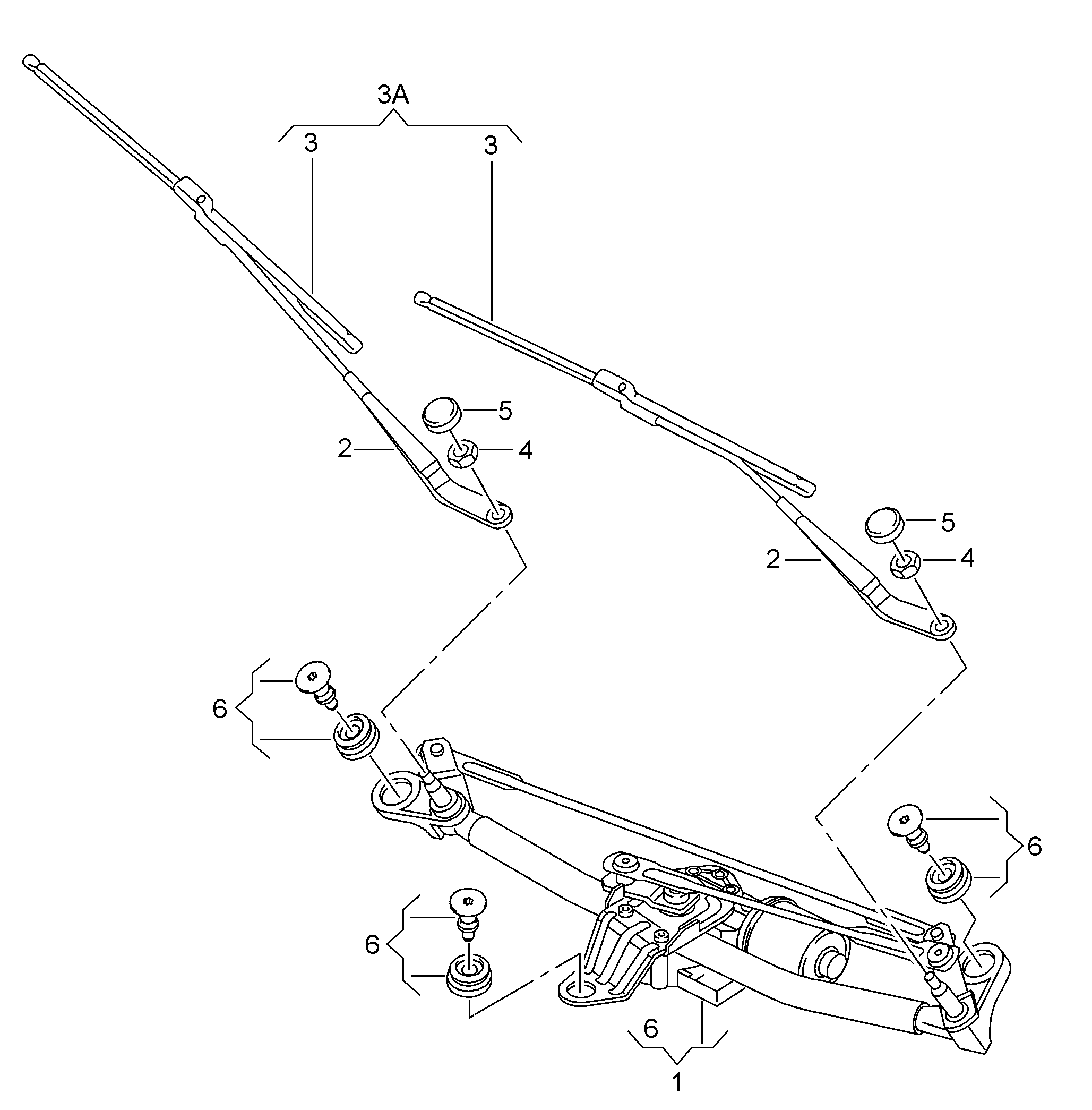 VW 8V1 955 023C - Система очищення вікон autozip.com.ua